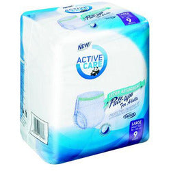 ACTIVE CARE ADULT DIAPERS - 10 PACK