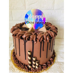 RICH CHOC DRIP CAKE (KWEKWE)