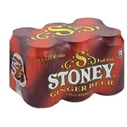 STONEY GINGER BEER CANS - 6 x 330ML