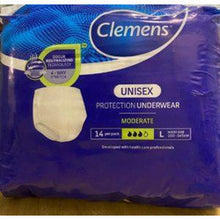 Load image into Gallery viewer, CLEMENS UNISEX PROTECTION UNDERWEAR- PULL UPS -14 PACK
