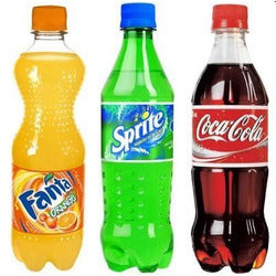 SOFT DRINKS- 24 x 500mls (PET)