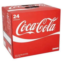 COKE - 24 x 330ML (CANS)